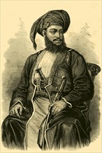 Le Sultan de Zanzibar en 1875, Si Bargache Ben Saïd.