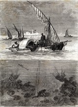 Pêcheurs d'éponges au 19e siècle