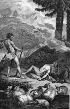 Cain kills his brother Abel
