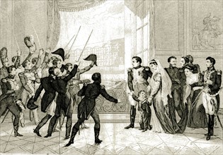 Napoleon's farewell to the guard, April 1814
