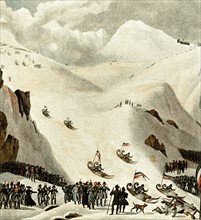 Passage du Grand Saint Bernard par l'Armée française, 19 Mai 1800