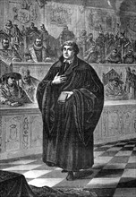 Luther at the Diet of Worms assembly