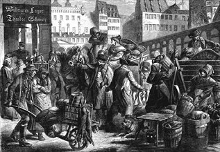 Market in Nuremberg, 1890