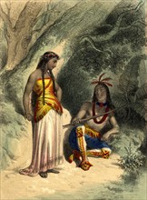 Couple d'Amérindiens