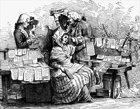 Marchande de journaux en 1791