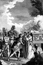 Passage de la Bible : Moïse traversant le Jourdain