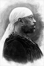 Portrait of Menelik II of Ethiopia
