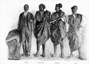 Ambassadeurs du Roi Behanzin du Dahomey.