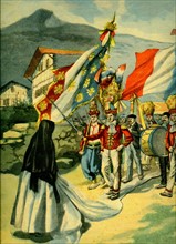 Celebrating the Corpus Christi Day in France, July 1905