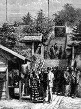 Swiss legation in Edo - 19th century