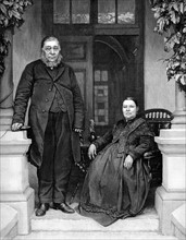 Paul Kruger et sa femme