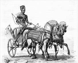 Pharaoh on his chariot
