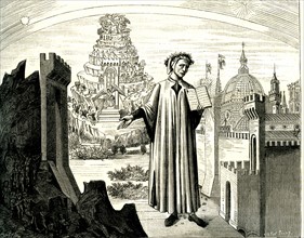 Dante regardant vers Florence
