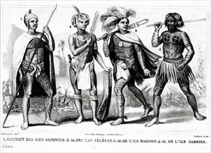 Habitants de l'Océanie - 19e siècle