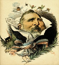 Caricature représentant Emile Loubet, 1899