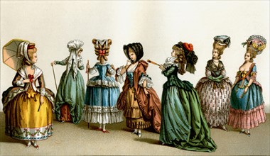 La mode féminine en France au 18e siècle
