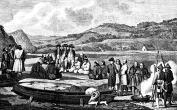 Travels of Lapérouse - Langle Bay - 1787
