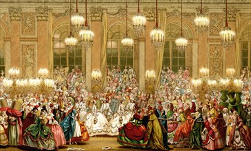 Le bal des ifs - Versailles - 19e siècle