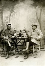Soldiers relaxing