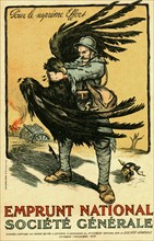 Poster. National loan of "La Société Générale". 1918
