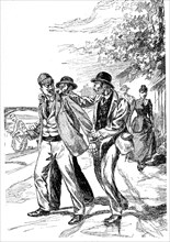 Arrestation of a thief