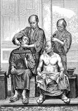 Barbiers japonais en 1867