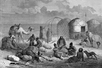 Campement Turkmène en 1866