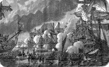 Combat naval de La Hougue le 29 mai 1692