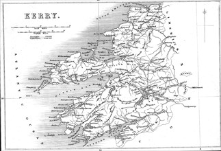 Comté de KERRY, Irlande en 1840