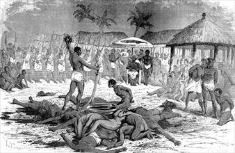 Sacrifices humains au Dahomey