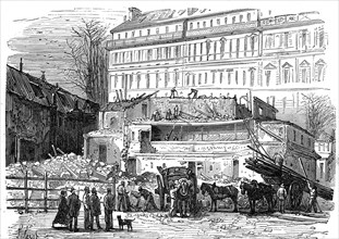 Démolition du Théatre BOBINO en 1868