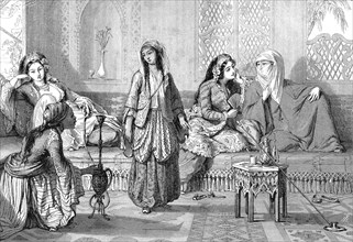 Femmes turques du harem en 1863