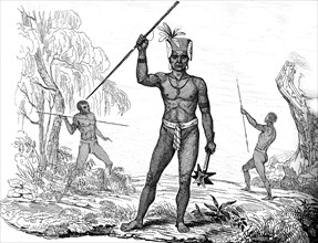 Guerrier de Nouvelle Calédonie en 1834