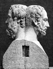 Double buste, Hérodote et Thucydide