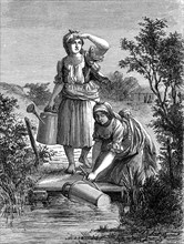 Jardinières de HONGRIE en 1865