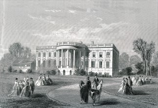 La Maison Blanche, WASHINGTON en 1866