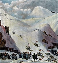 Passage du Mont Saint Bernard (Armée de Réserve)