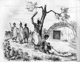 Nouvelle ZELANDE, sacrifice humain en 1834
