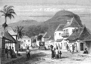 Port-Louis à l Île MAURICE en 1863