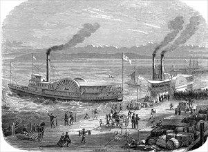 Les quais de San Francisco en 1862