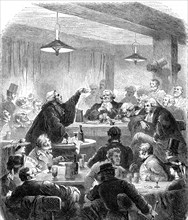 Une taverne à Londres en 1861