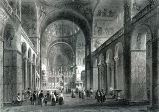 Venise, Intérieur de la cathedrale Saint MARC
