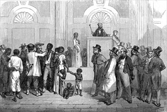 Vente d'esclaves aux Etats Unis