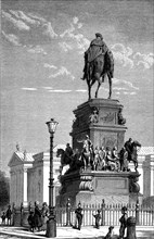 BERLIN Statue du Grand Frédéric (Frédéric II de Prusse)