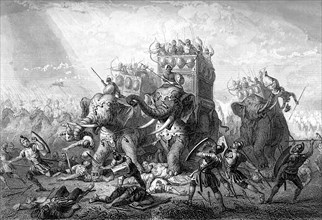 Bataille de Cannes, Italie, le 2 Août 216 avant J.C.
