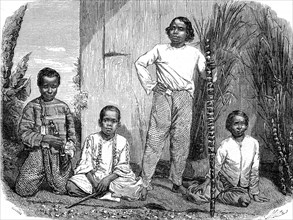 Indiens et Nègres de l'île de La Réunion