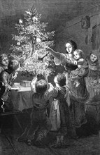 Arbre de Noël en Allemagne en 1865