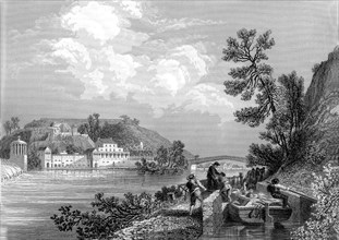 Philadelphie, le château d'eau en 1866