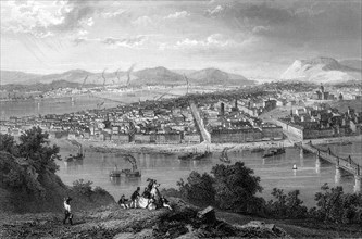 PITTSBURGH, Pensylvanie, USA en 1866