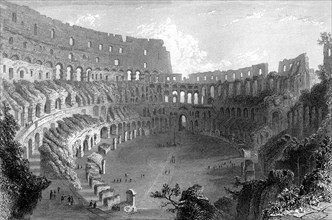 ROME, ruines du Colisée